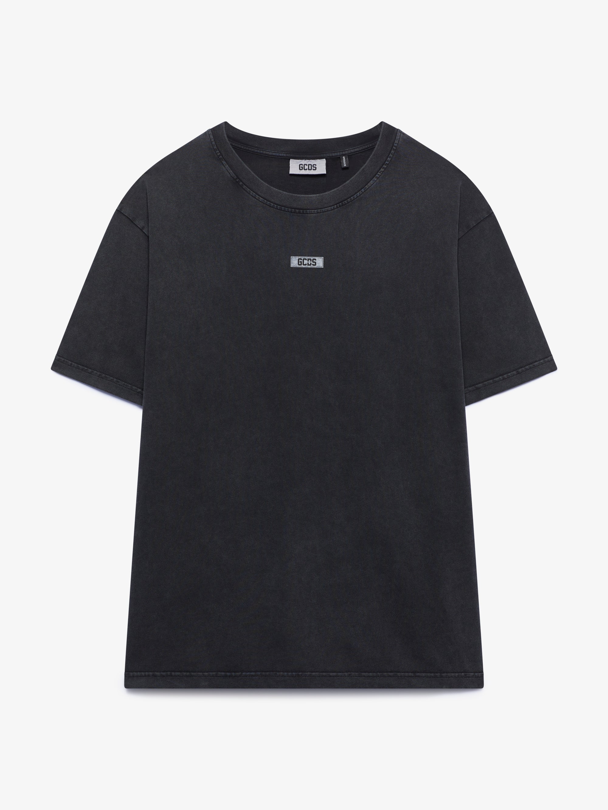 GCDS - חולצה טי אוברסייז CM2320 98 JH5 DARK GREY