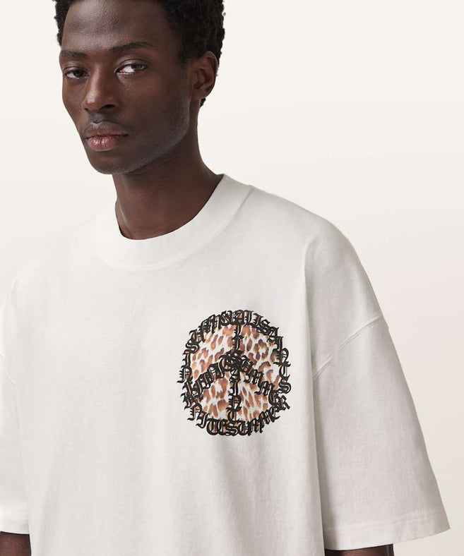 אולסיינטס - אוברסייז שרוול קצר M043PC Clark White