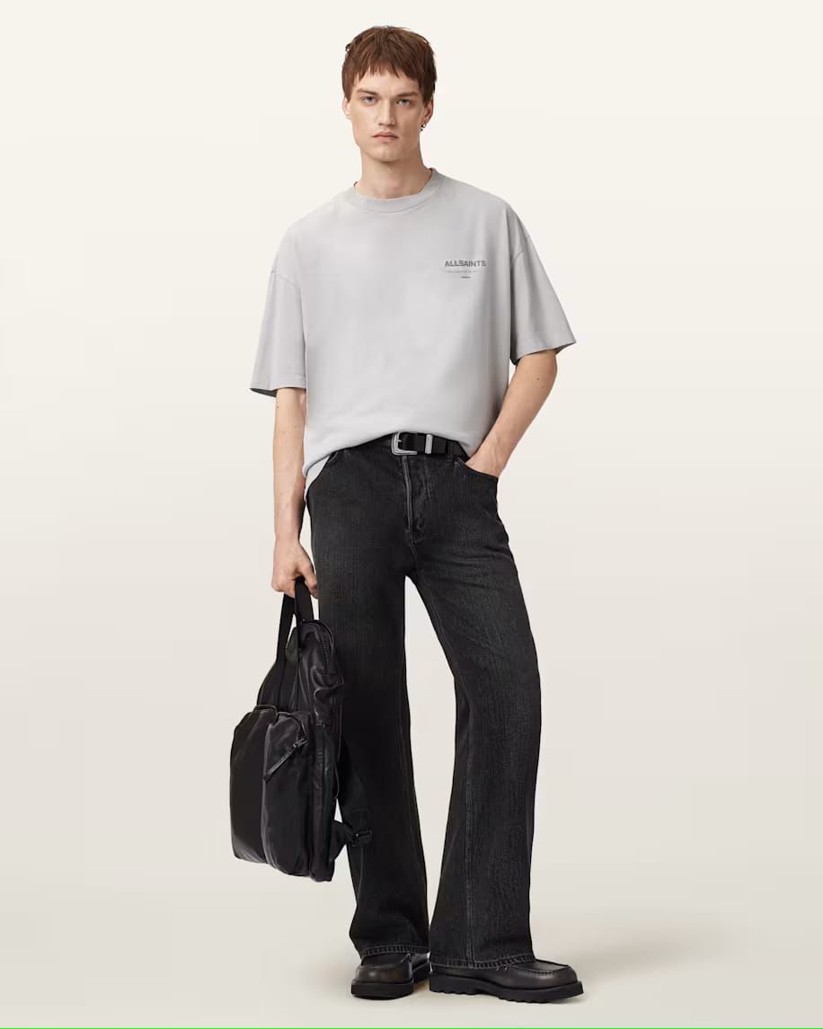 אולסיינטס - אוברסייז שרוול קצר M006PD CARBON GREY