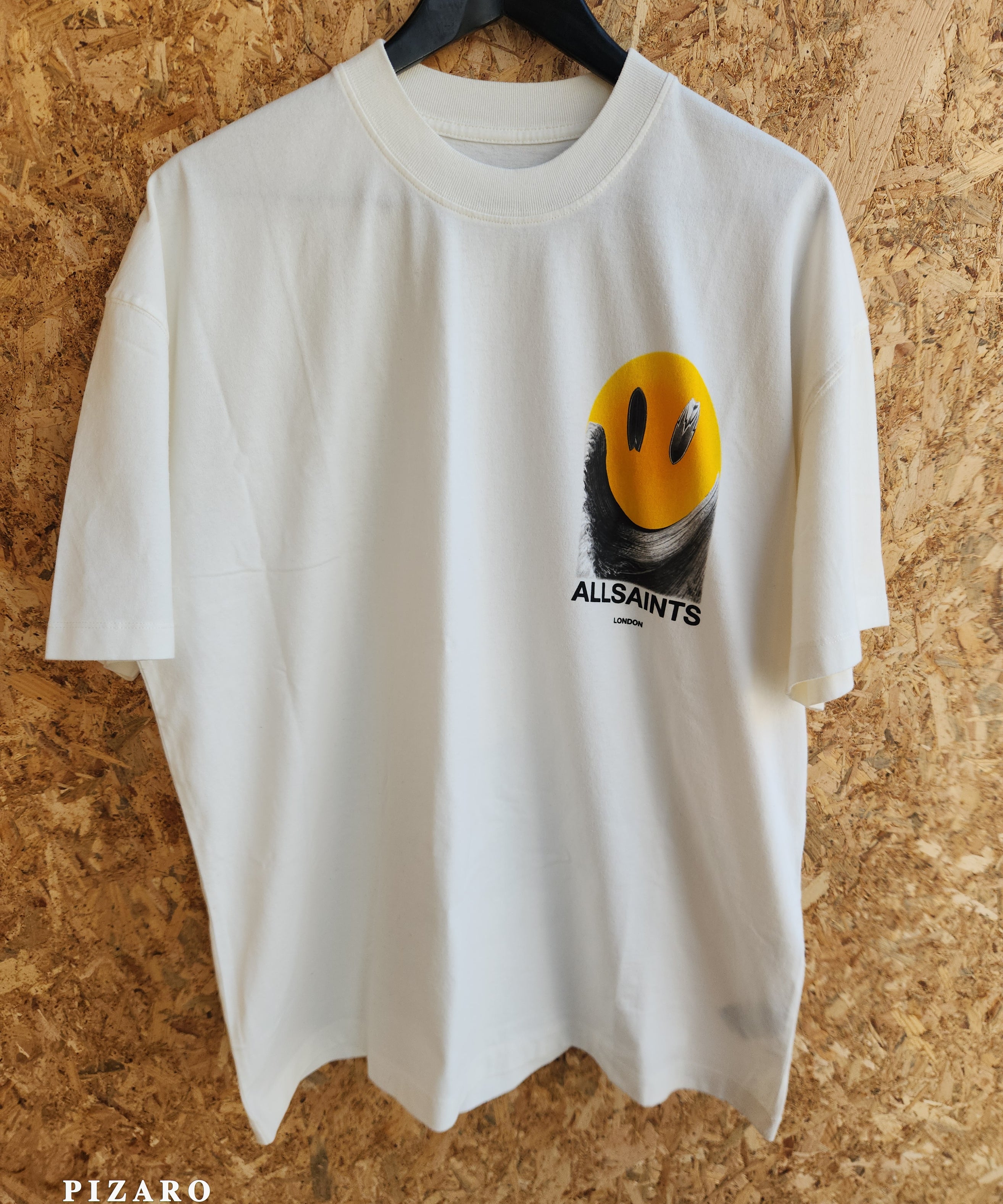 אולסיינטס - חולצה טי שרוול קצר בצבע אפור דהוי M062PC