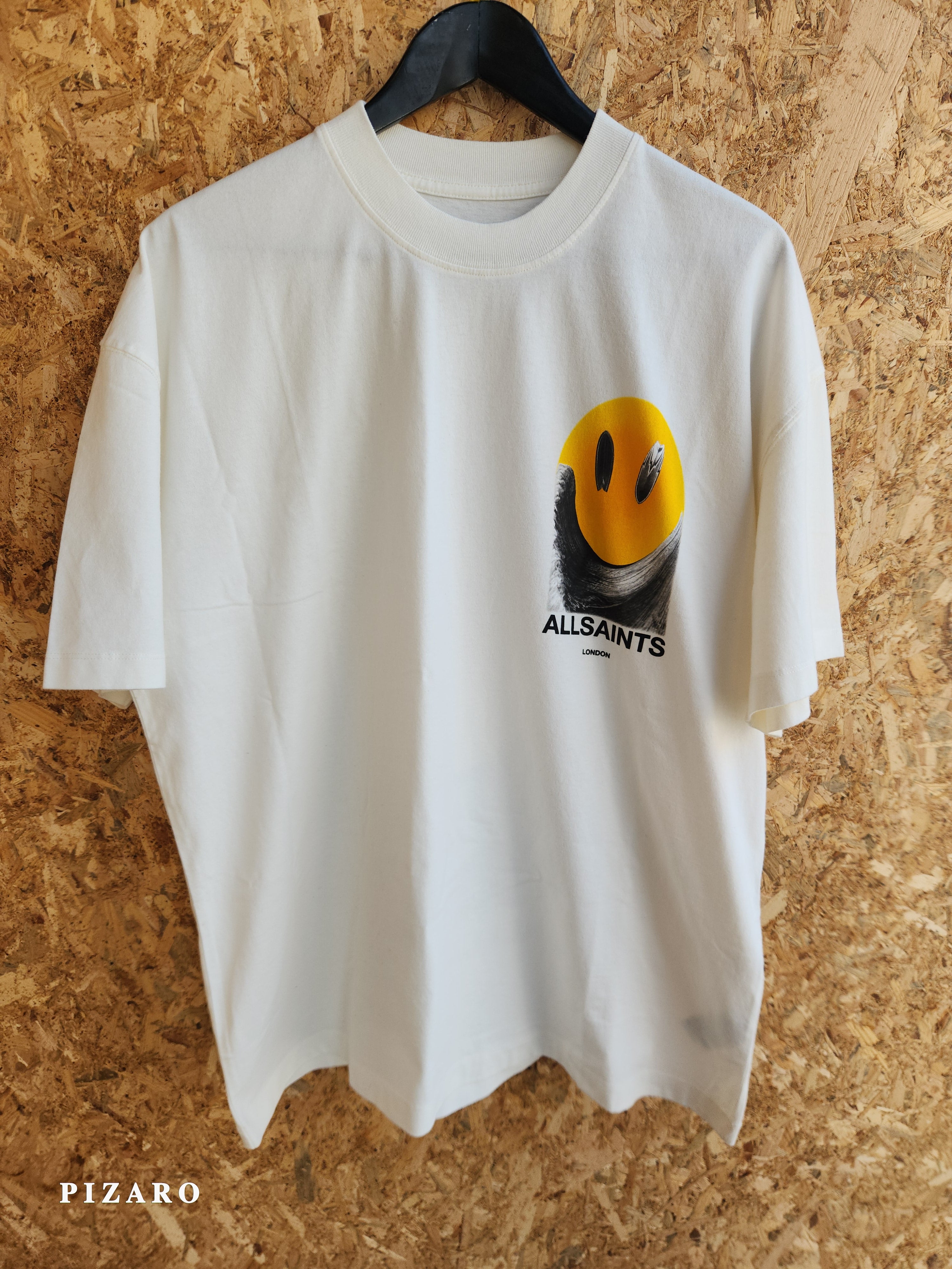 אולסיינטס - חולצה טי שרוול קצר בצבע אפור דהוי M062PC