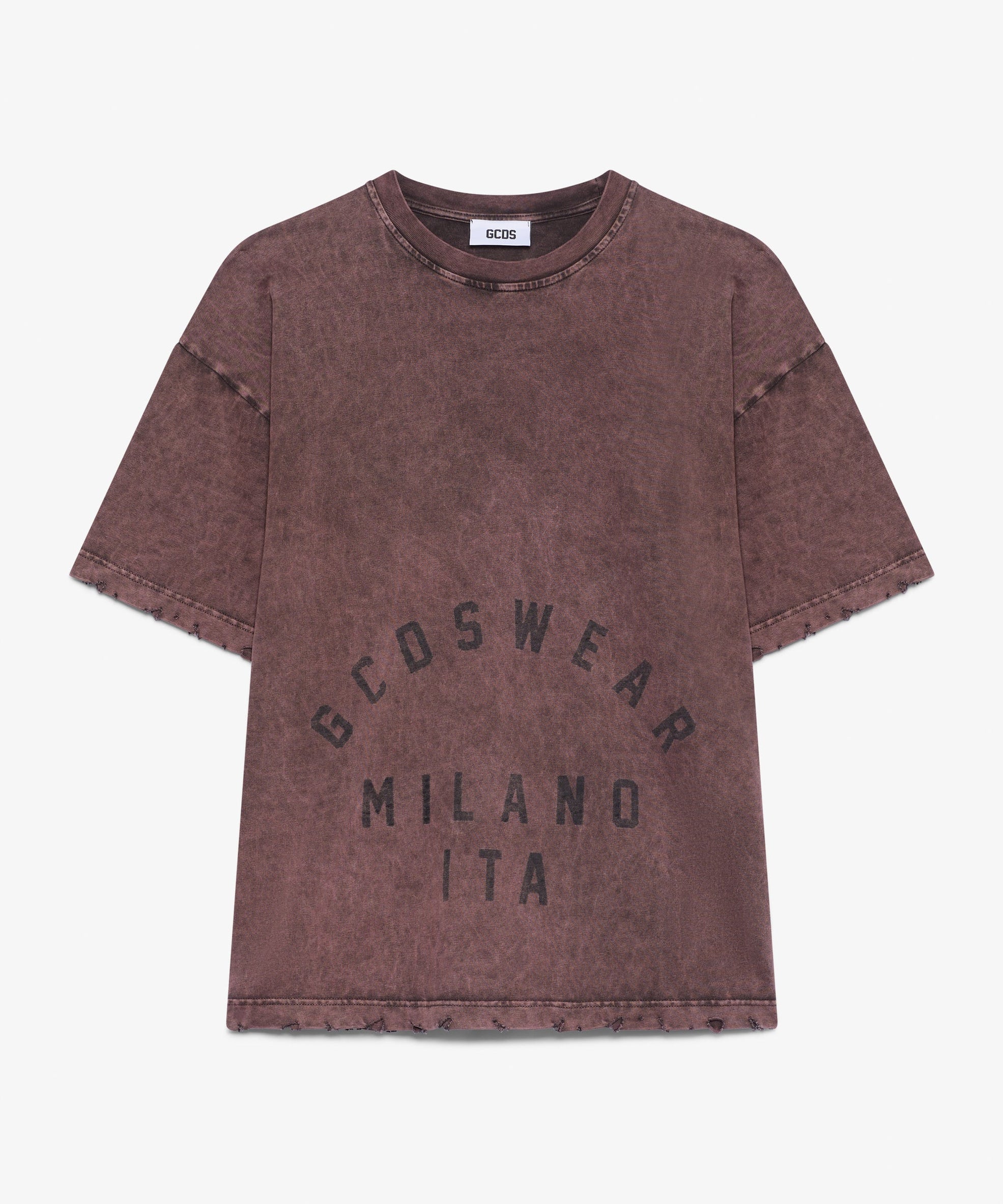 GCDS - חולצה טי אוברסייז FADED B2CM2312JF1