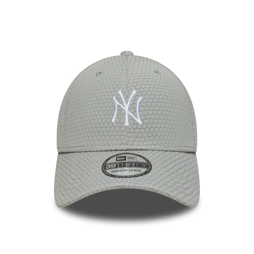 NEW ERA - New York Yankees MLB Stretch Mesh Grey 39THIRTY Stretch Fit Cap