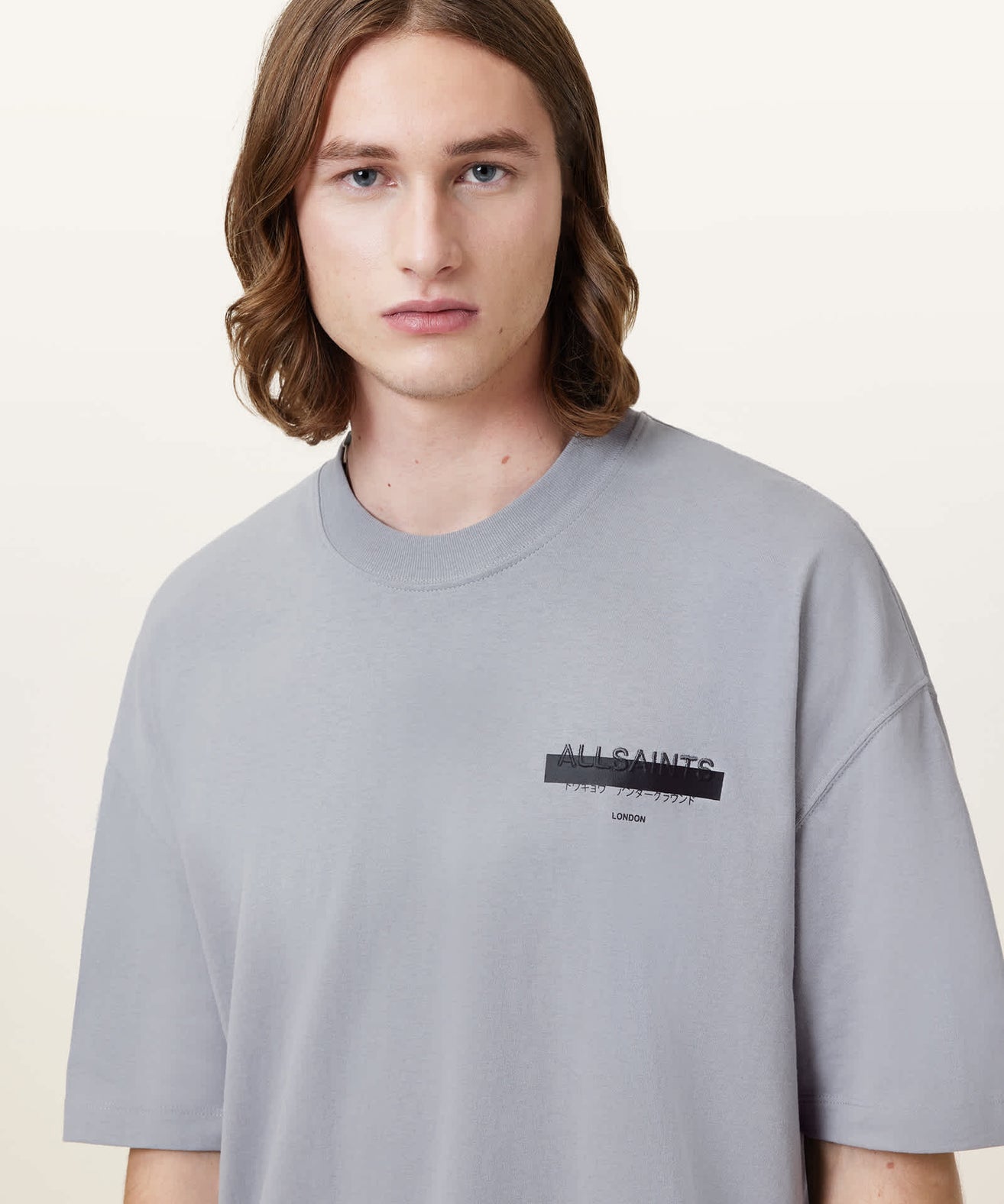 אולסיינטס - אוברסייז שרוול קצר M002PC HALFPIPE GREY