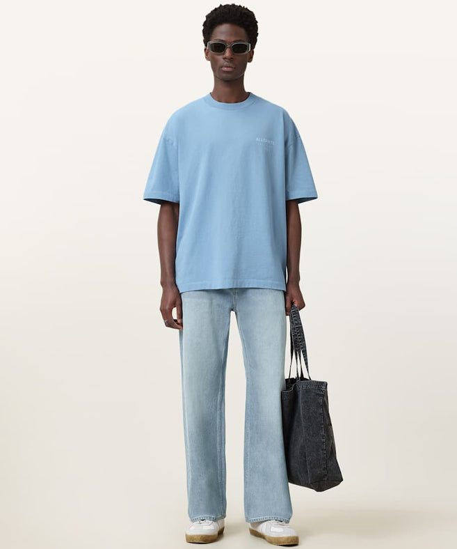 אולסיינטס - אוברסייז שרוול קצר M071PB BONDI BLUE