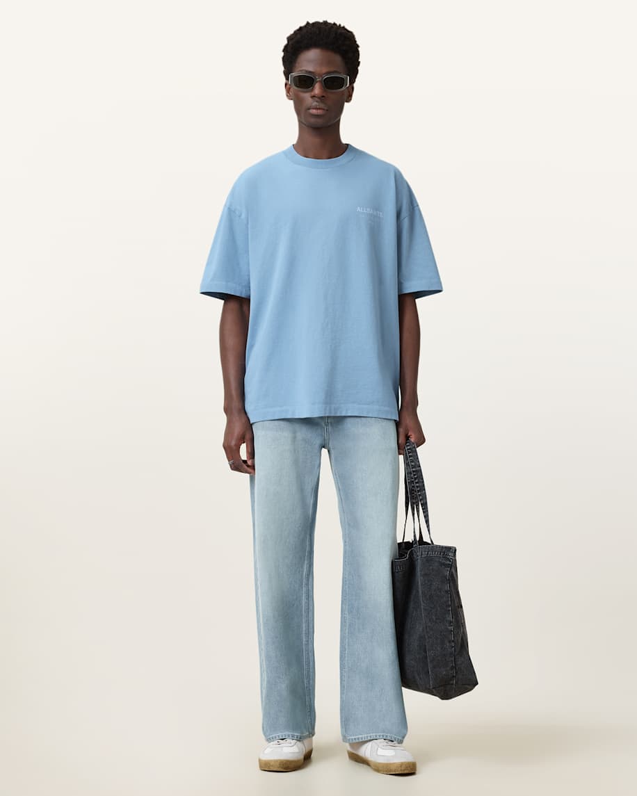 אולסיינטס - אוברסייז שרוול קצר M071PB BONDI BLUE