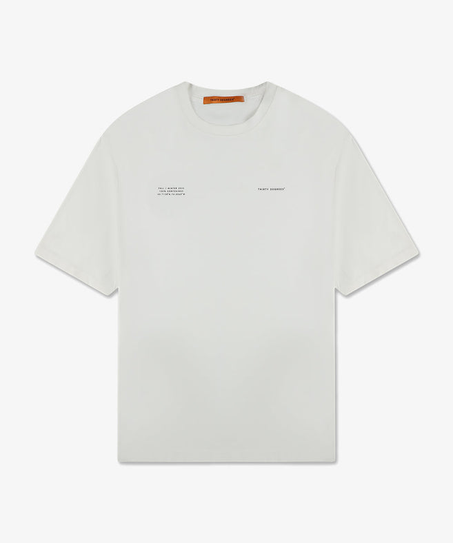 THIRTY DEGREES - 30FW26-7 טי אוברסייז Coordinate Tee New