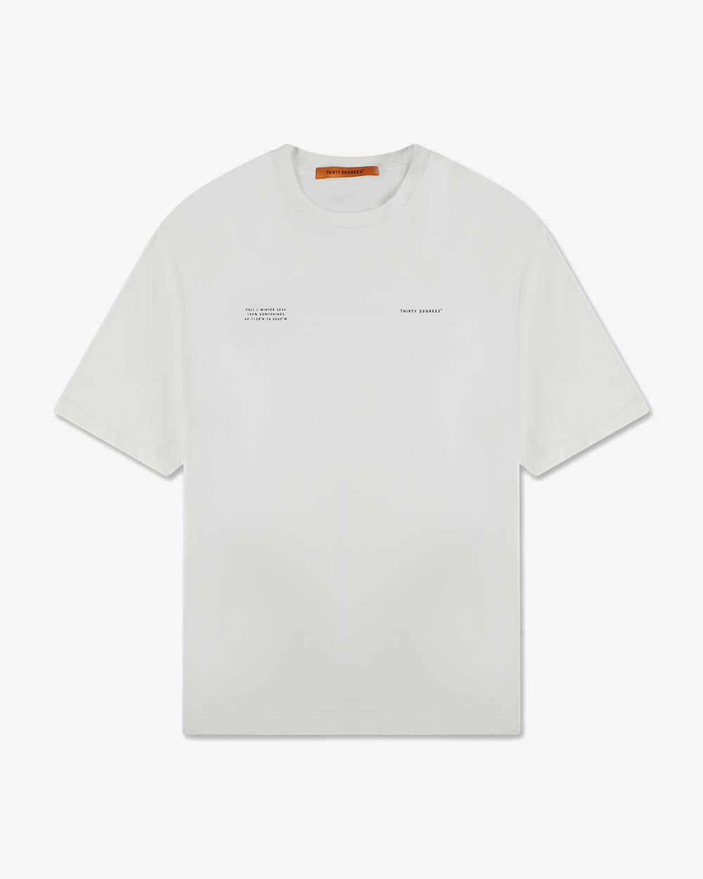 THIRTY DEGREES - 30FW26-7 טי אוברסייז Coordinate Tee New