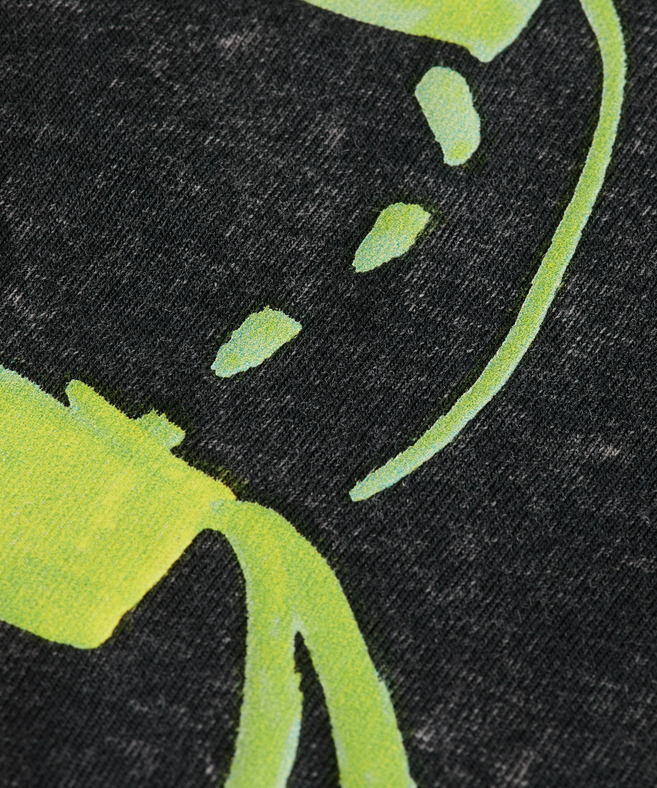 סקוץ' אנד סודה - חולצה טי שרוול קצר בצבע אפור 179952 001 SP25