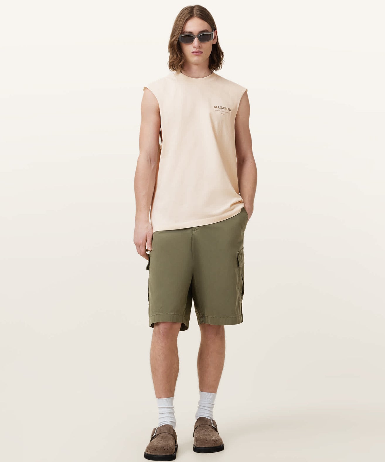 אולסיינטס -  גופיה M038PC Sandy White Underground