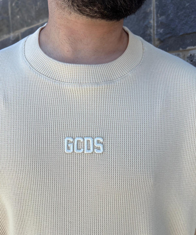 GCDS - חליפה וופל אוברסייז 100% כותנה GC251MS02