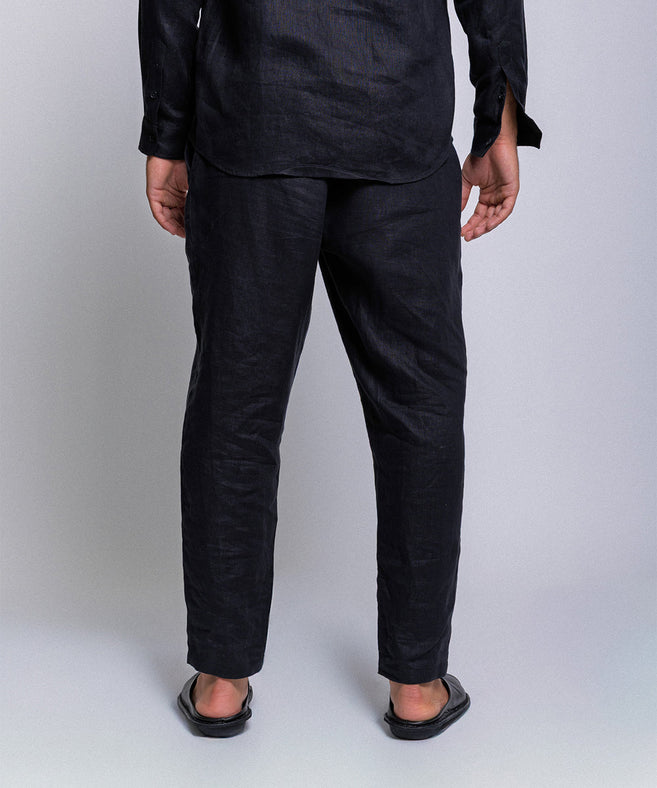 THIRTY DEGREES - מכנס פשתן LINEN TROUSERS 02 NEW.