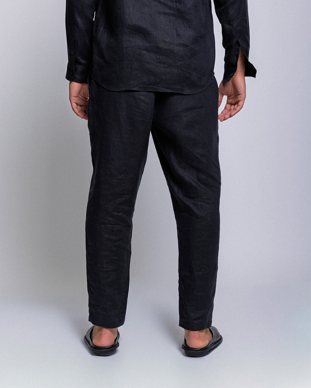 THIRTY DEGREES - מכנס פשתן LINEN TROUSERS 02 NEW.