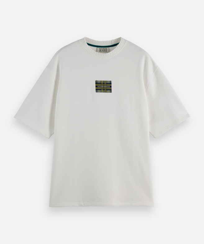 סקוץ' אנד סודה - חולצת טי עם תווית רופפת 181513 101 WI25