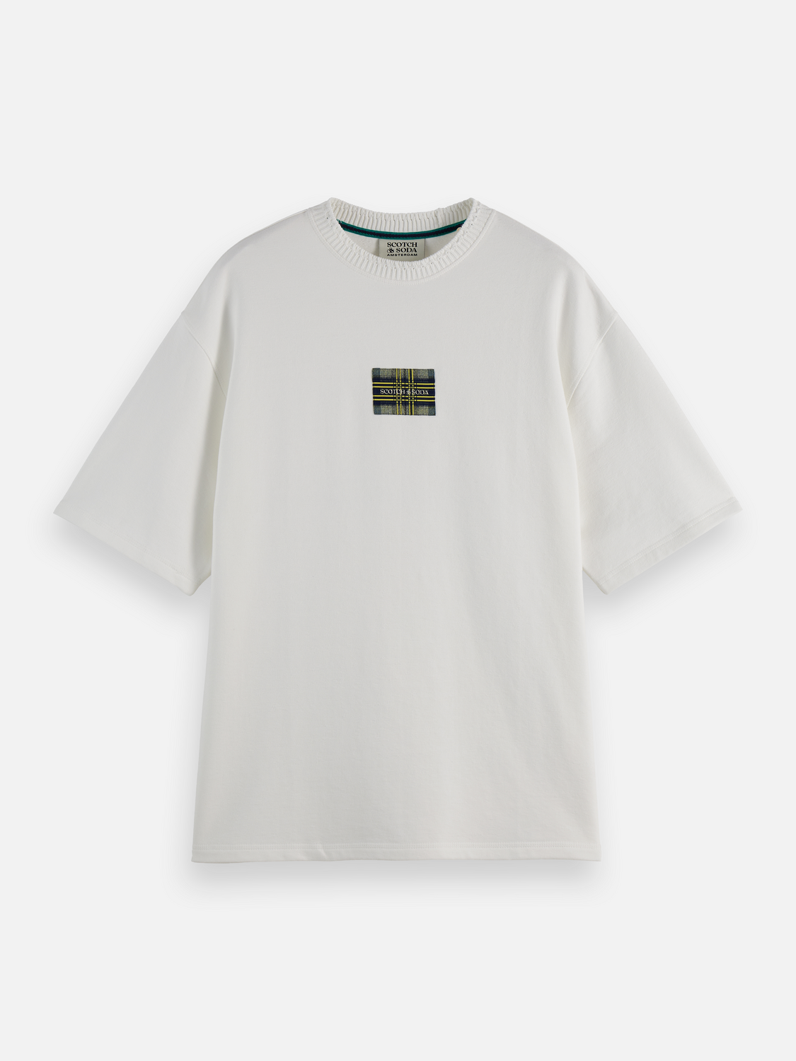 סקוץ' אנד סודה - חולצת טי עם תווית רופפת 181513 101 WI25