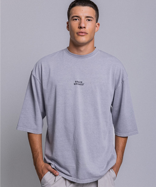THIRTY DEGREES חולצה טי 3/4 TEE BRAIN WASHED 04