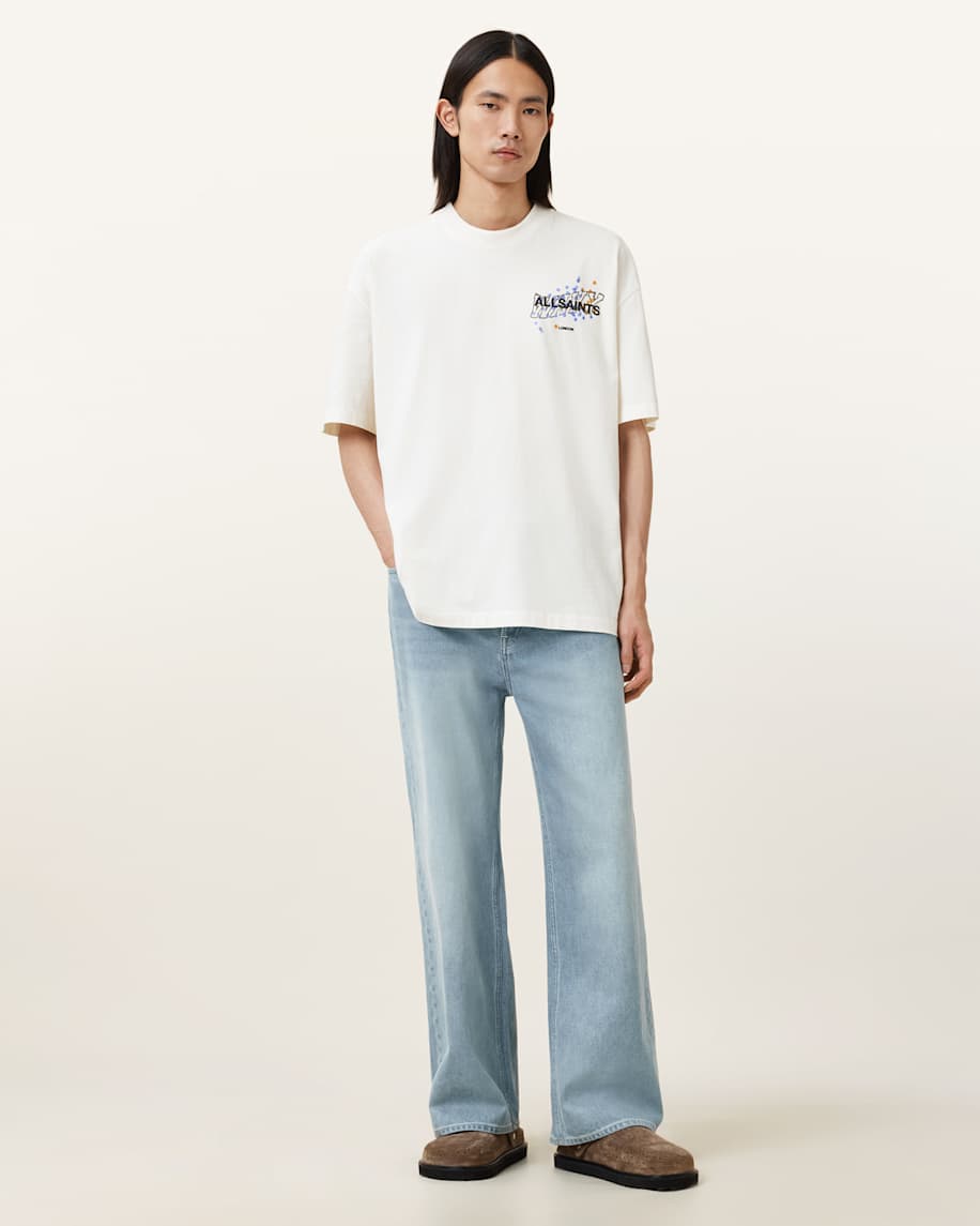 אולסיינטס - אוברסייז שרוול קצר M063PC Chalk White