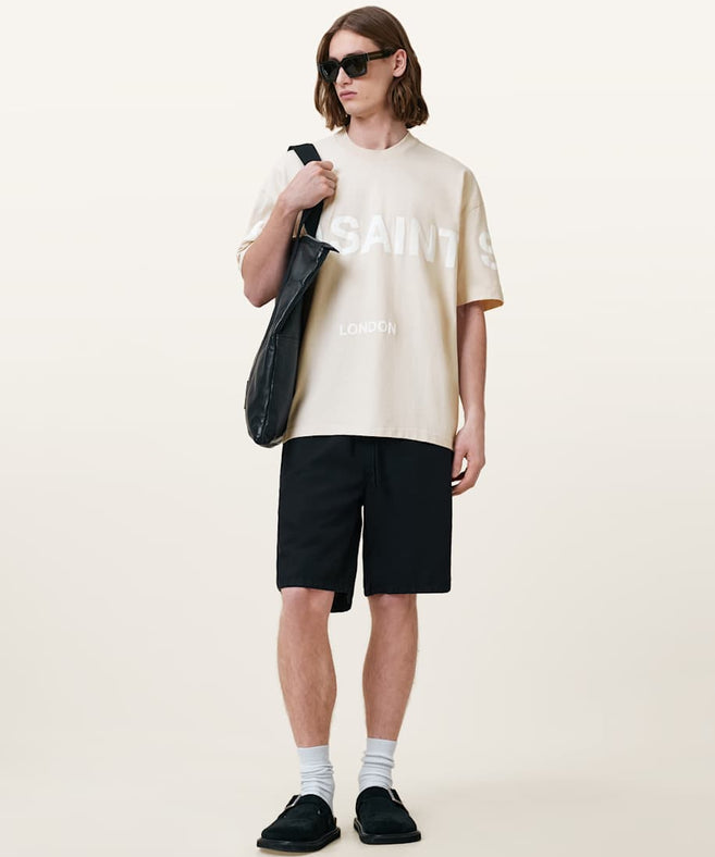 אולסיינטס - אוברסייז שרוול קצר M088PB Bailey Taupe