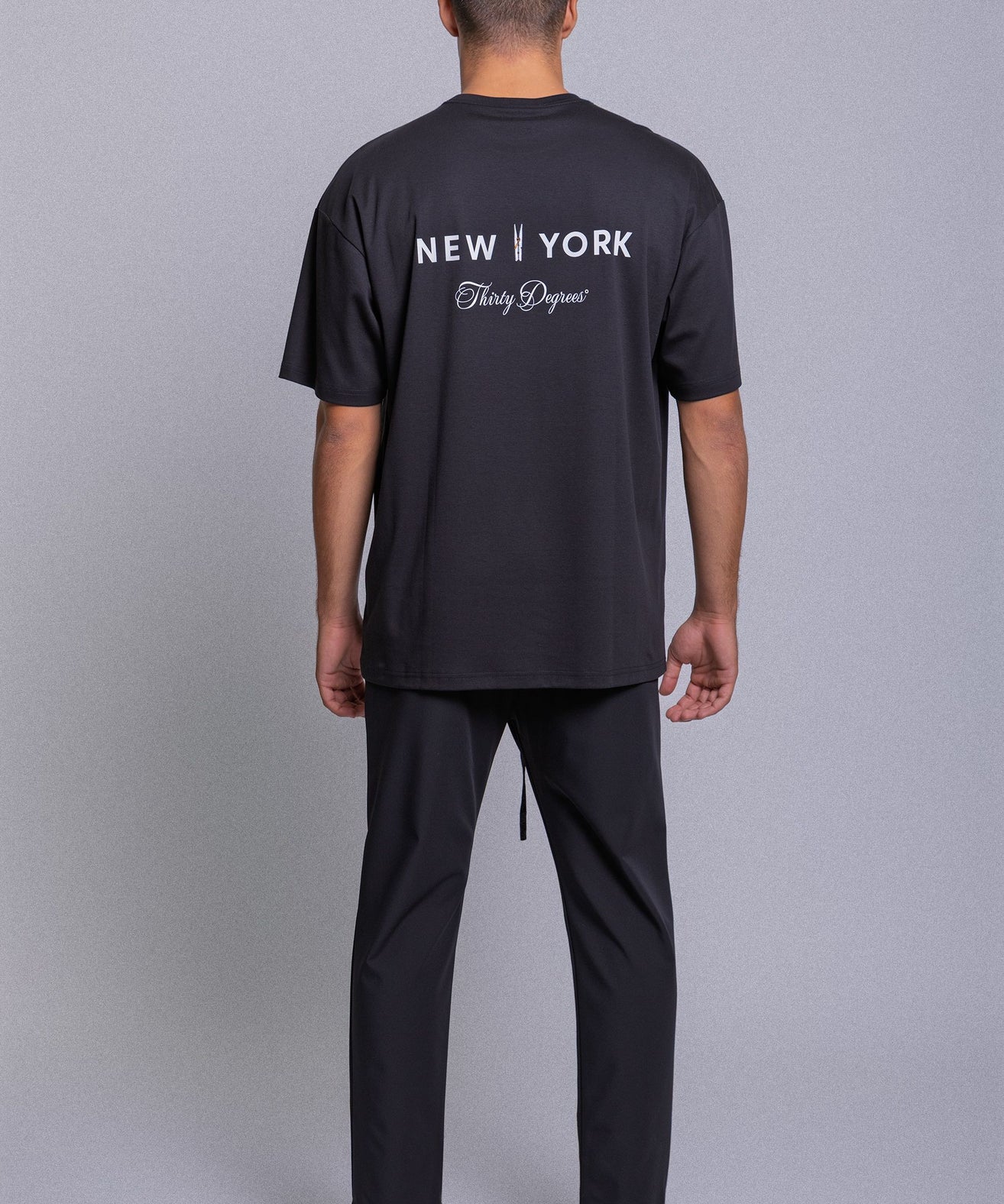 THIRTY DEGREES חולצה טי NEW YORK CLIP 30SS26-14