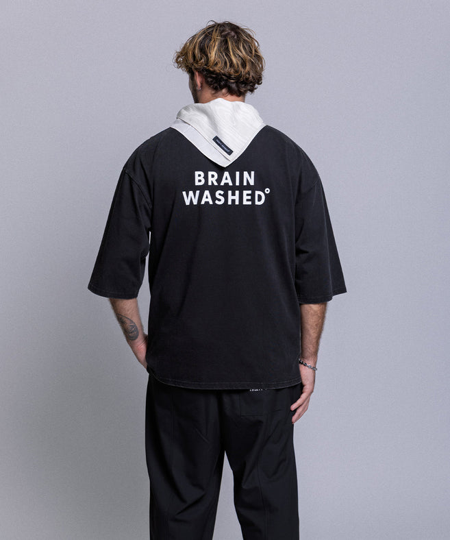 THIRTY DEGREES חולצה טי 3/4 TEE BRAIN WASHED 04