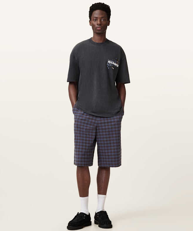 אולסיינטס - אוברסייז שרוול קצר M063PC Washed Black