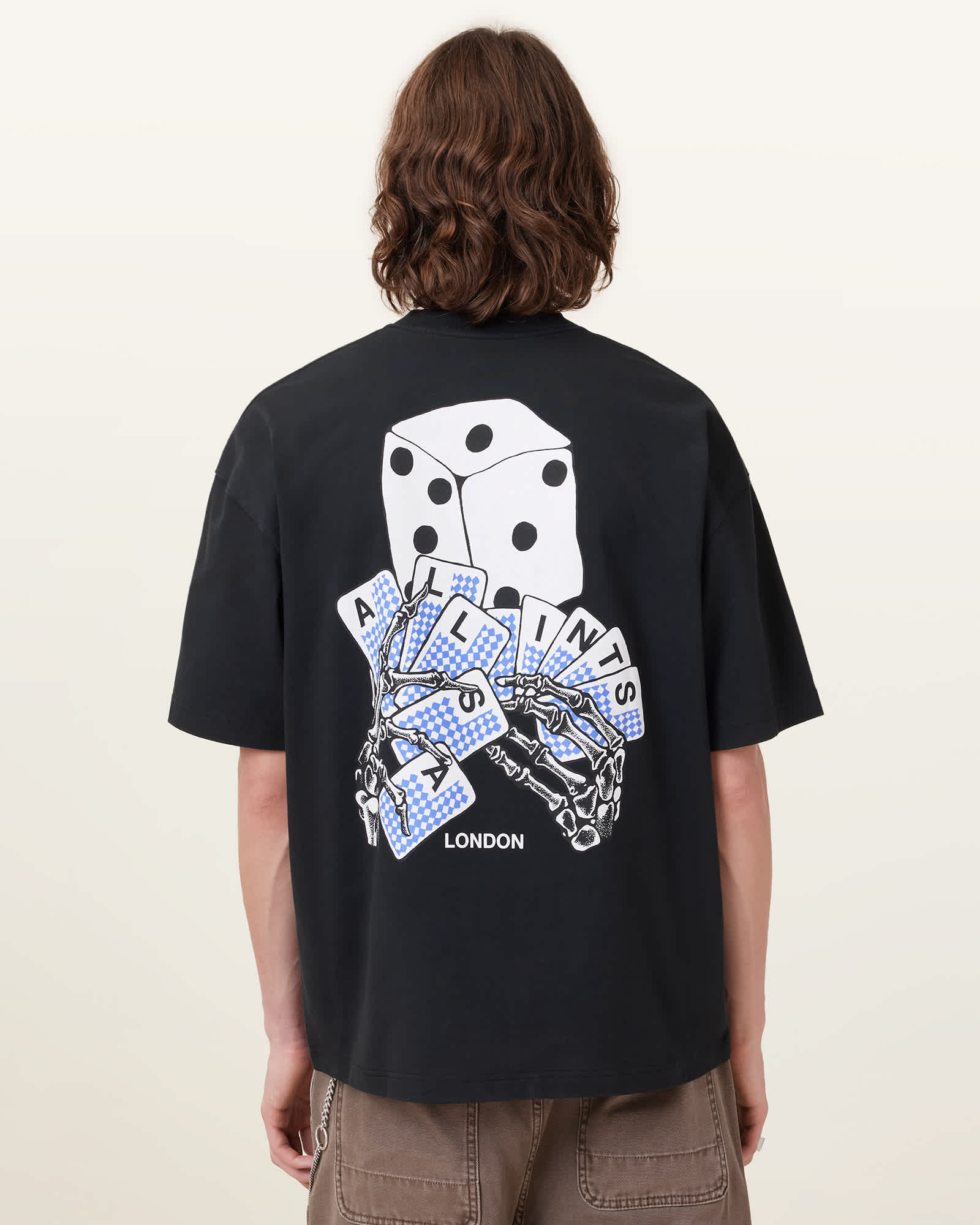 אולסיינטס - אוברסייז שרוול קצר M035PC Washed Black