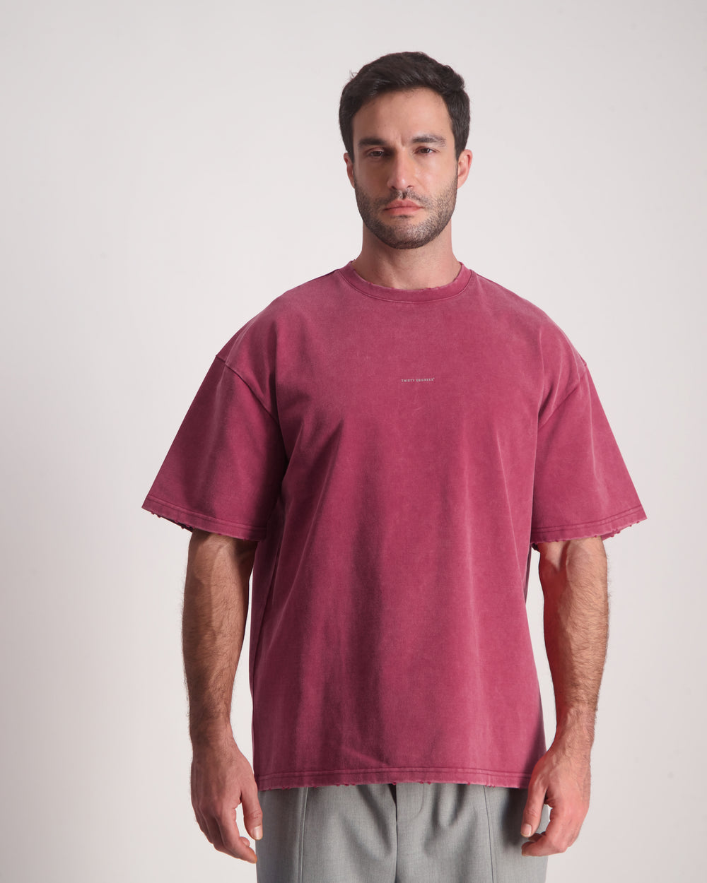 THIRTY DEGREES - 30FW26-6 טי אוברסייז Basketball 05 Tee New