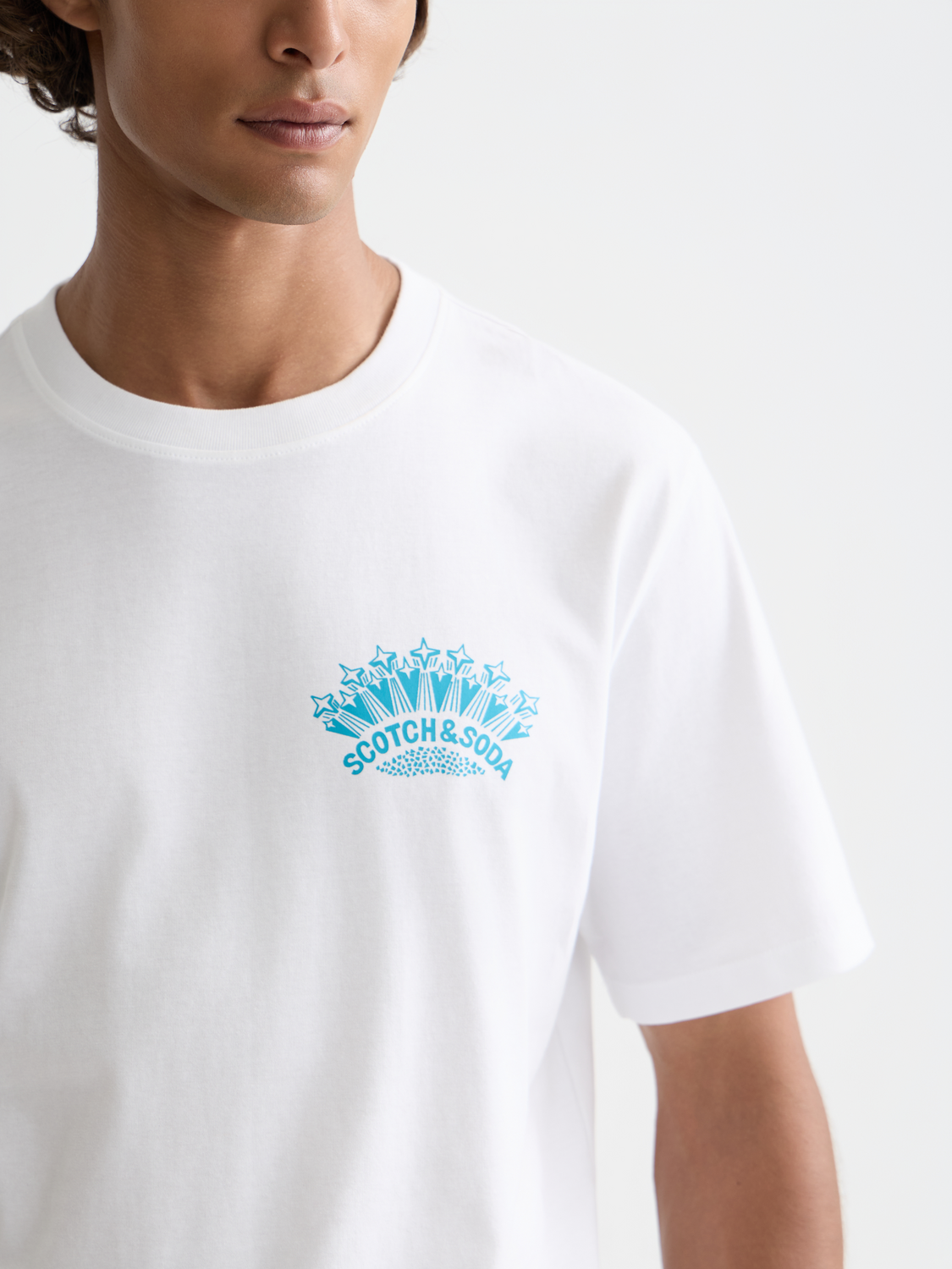 סקוץ' אנד סודה - חולצה טי לגברים 183042 101 SP26