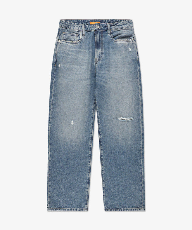 THIRTY DEGREES - ג'ינס Wide Denim-Blue Wash Classic