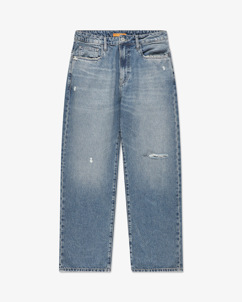 THIRTY DEGREES - ג'ינס Wide Denim-Blue Wash Classic
