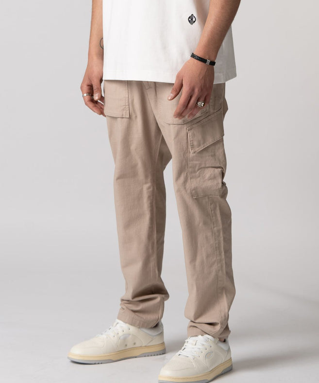 קרייזר - מכנס פשתן  Dana BEIGE-STRAIGHT