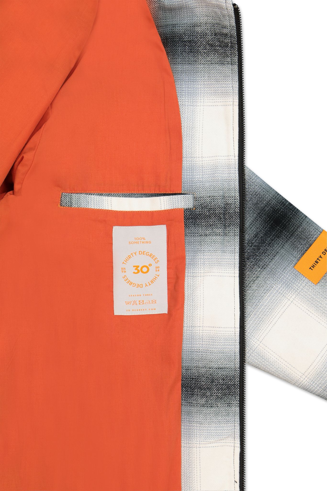 THIRTY DEGREES - ג'קט משבצות JACKET CHEES TD0603CH