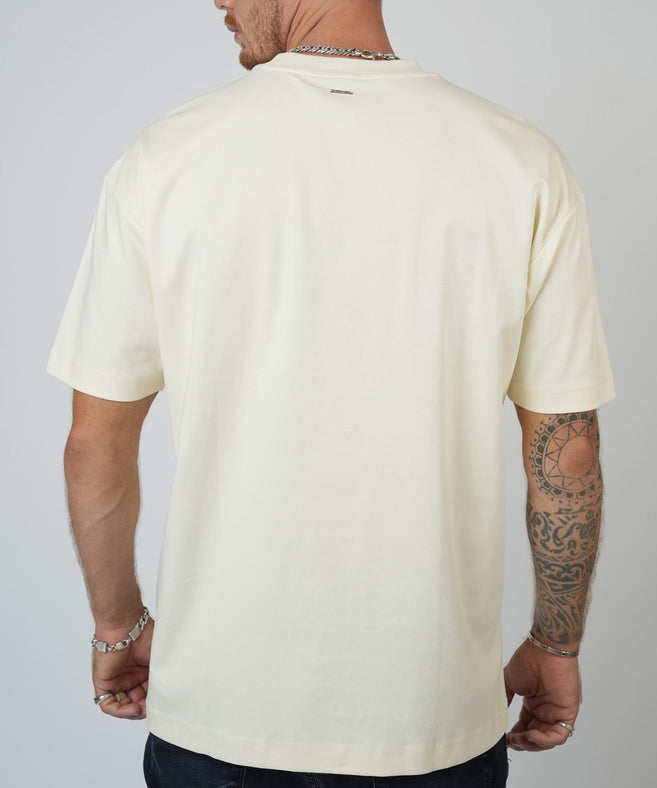 קרייזר -  חולצה טי אוברזייס מבד מרצרייז CRT26-102