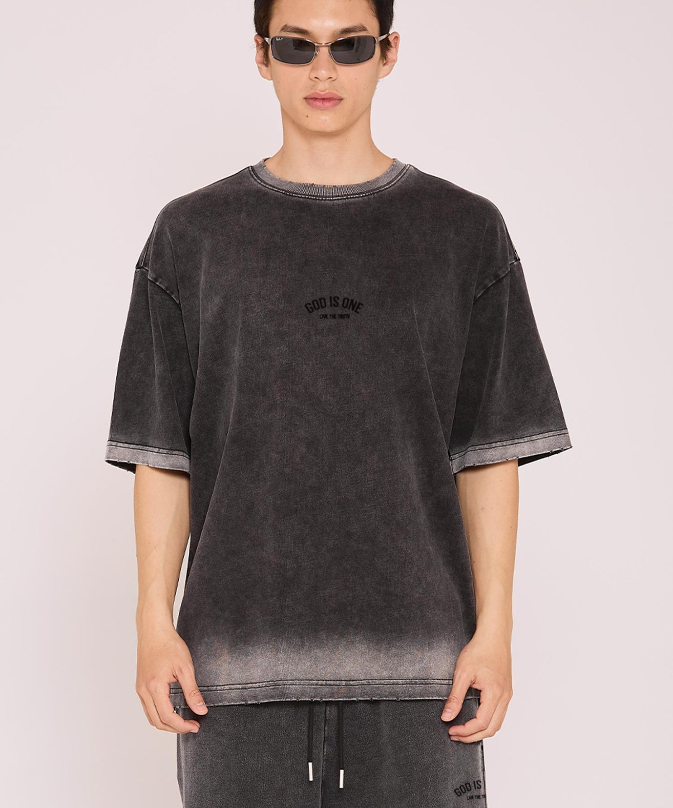 קרייזר - טי שירט באפקט דהוי אוברסייז Wash Tee27-102