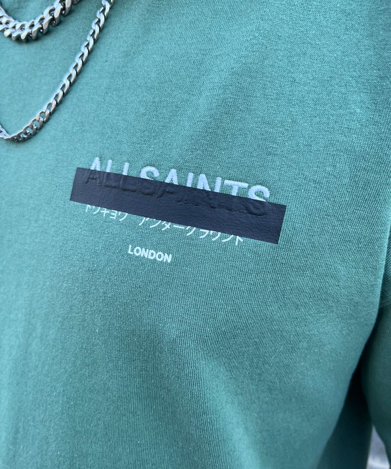 אולסיינטס - אוברסייז שרוול קצר Milo Green M002PC