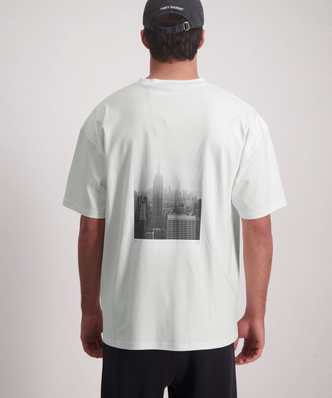 THIRTY DEGREES - 30FW26-15 טי אוברסייז NY Empire Tee New