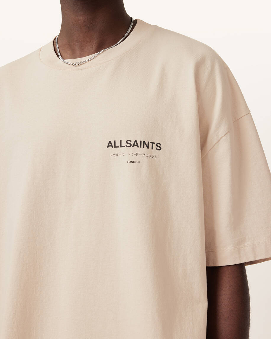 אולסיינטס - אוברסייז שרוול קצר M071P Dusty Light Brown