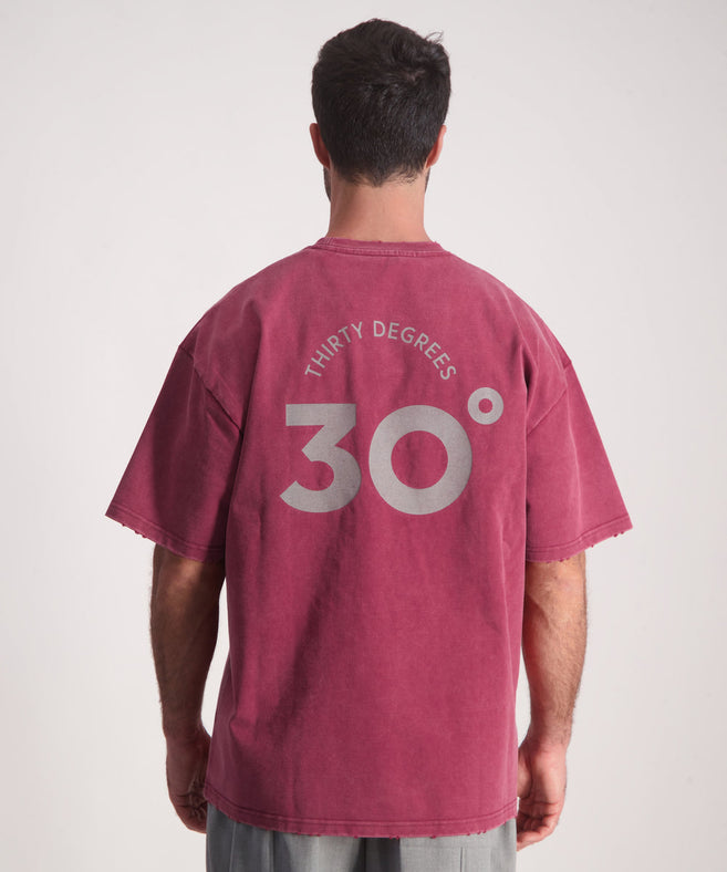 THIRTY DEGREES - 30FW26-6 טי אוברסייז Basketball 05 Tee New