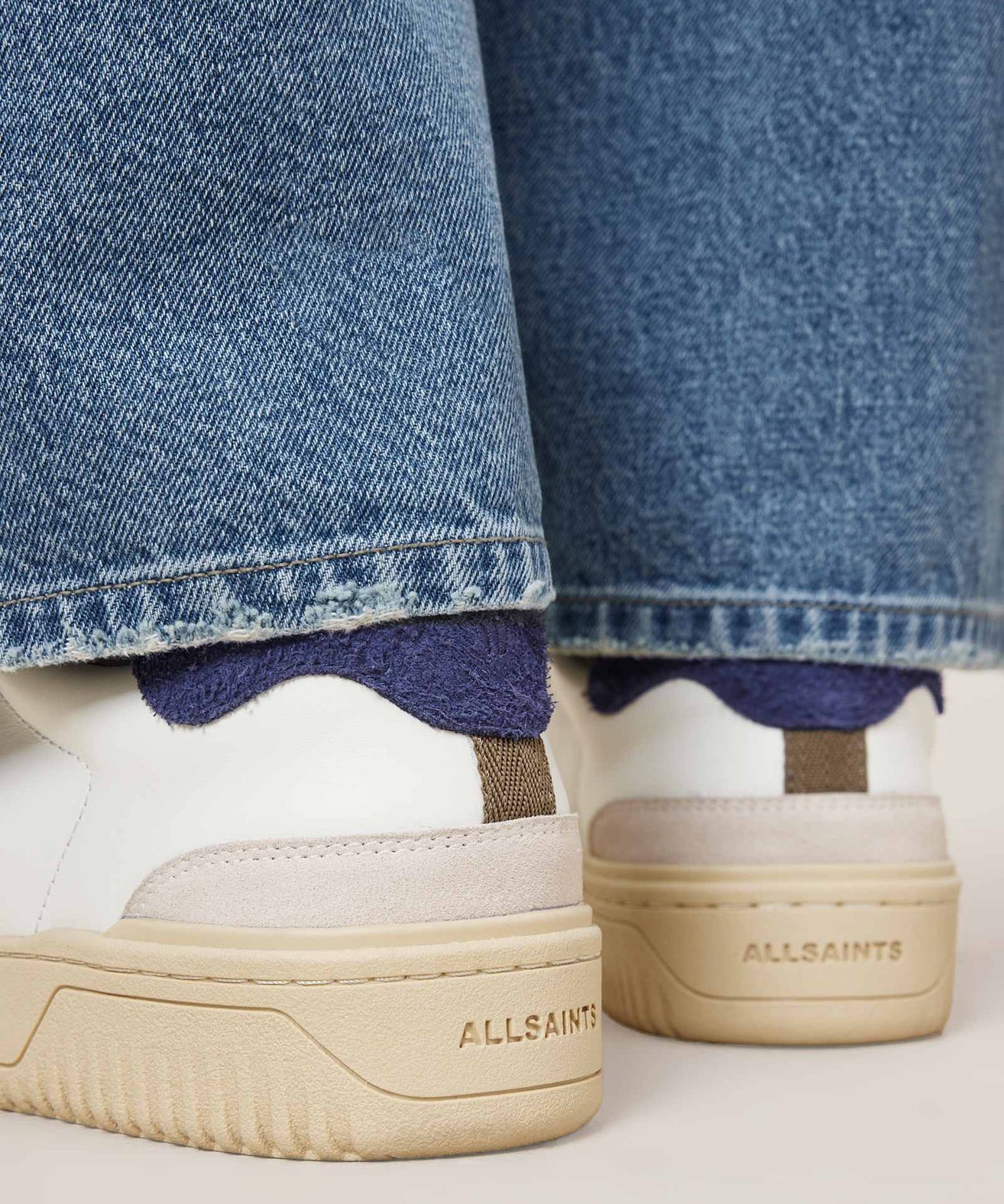 אול סיינטס - סניקרס - REGAN M053FB לבן כחול