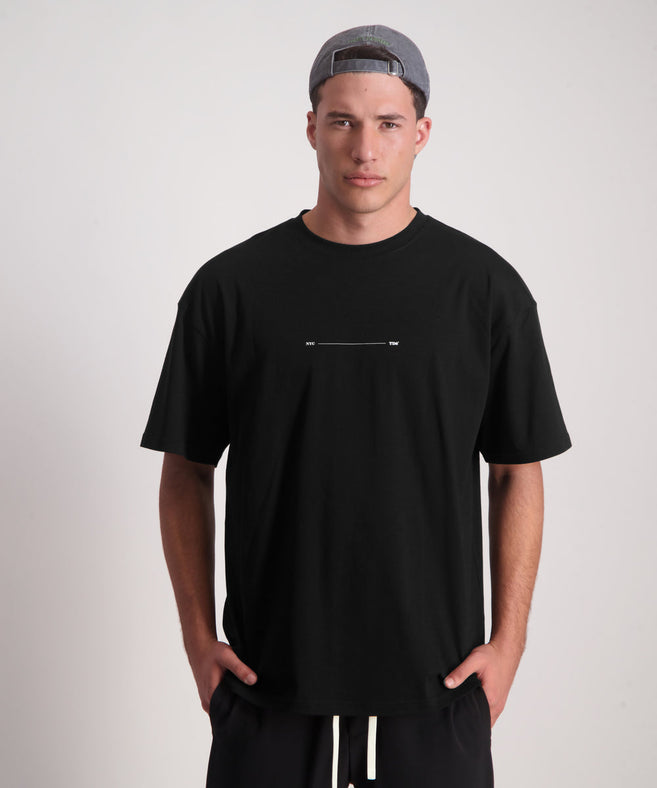 THIRTY DEGREES - 30FW26-15 טי אוברסייז NY Empire Tee New