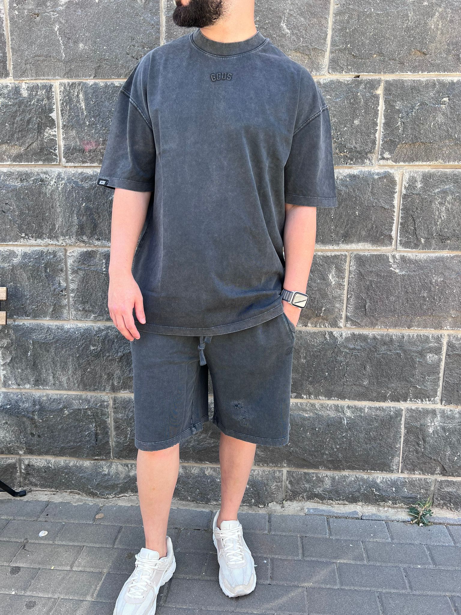 GCDS -חולצה טי אוברסייז GC252MT33