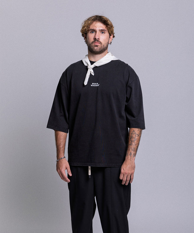 THIRTY DEGREES חולצה טי 3/4 TEE BRAIN WASHED 04