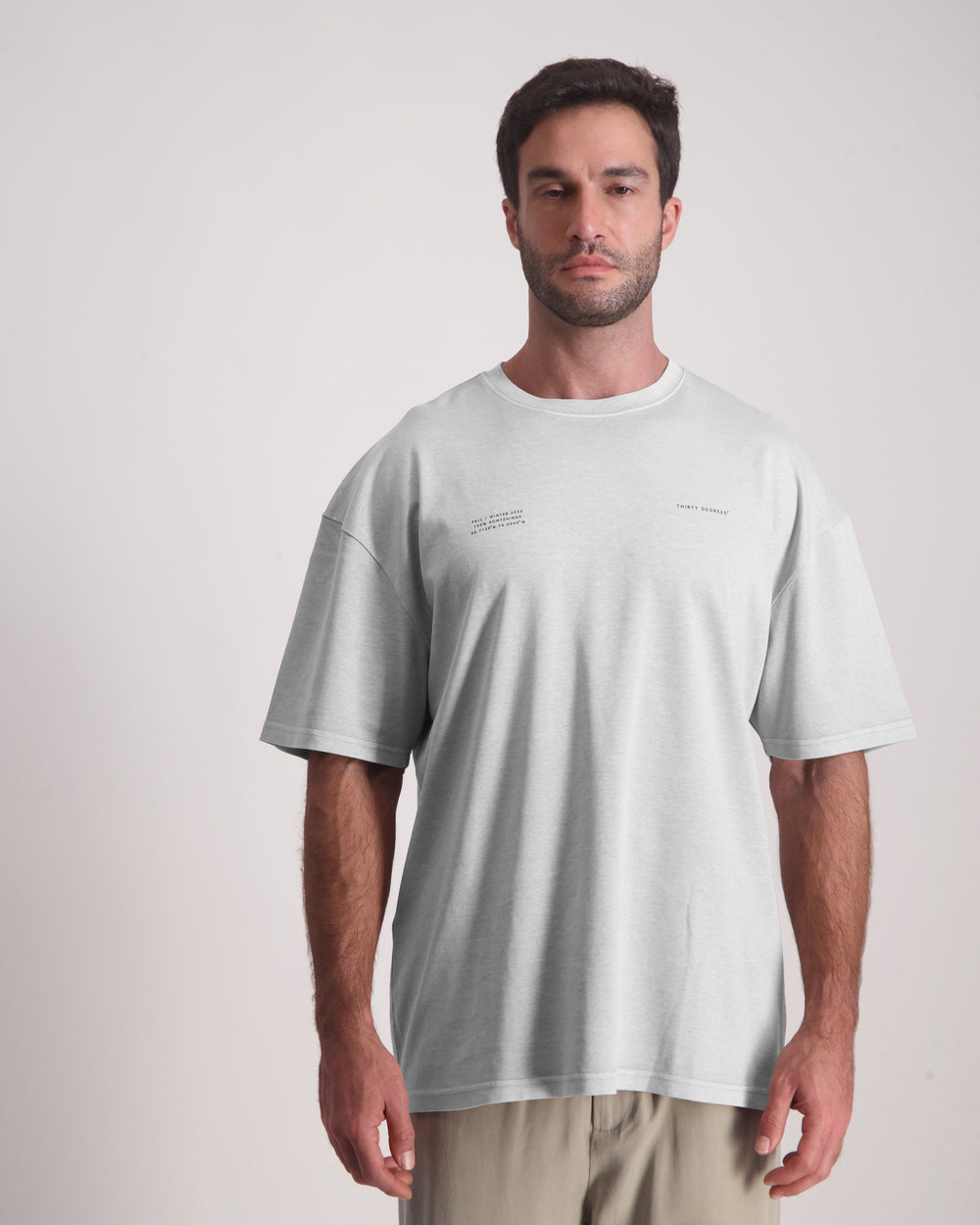 THIRTY DEGREES - 30FW26-7 טי אוברסייז Coordinate Tee New