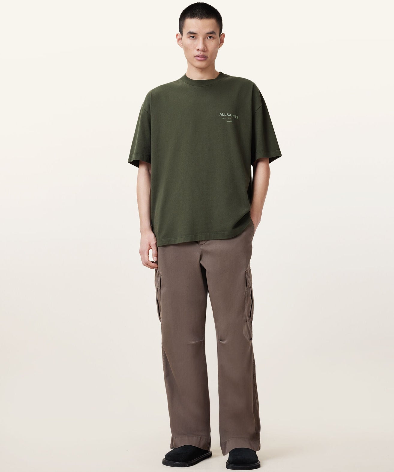 אולסיינטס - אוברסייז שרוול קצר M071PB Kombu Green