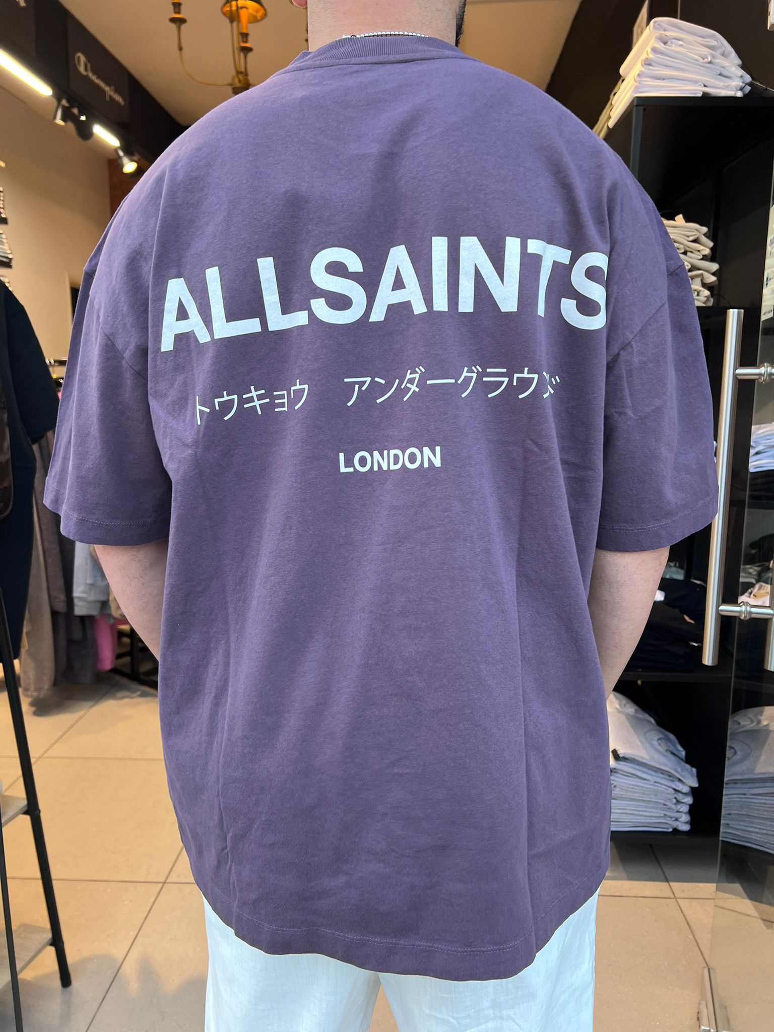 אולסיינטס - אוברסייז שרוול קצר Cosmic Purple M071PB