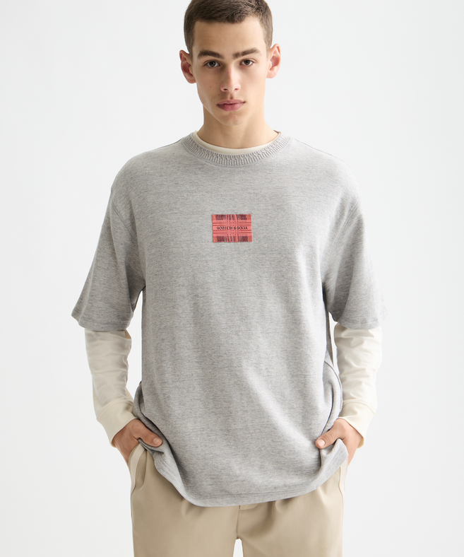 סקוץ’ אנד סודה – חולצה טי LOOSE LABEL אוברסייז 181513 101 WI25