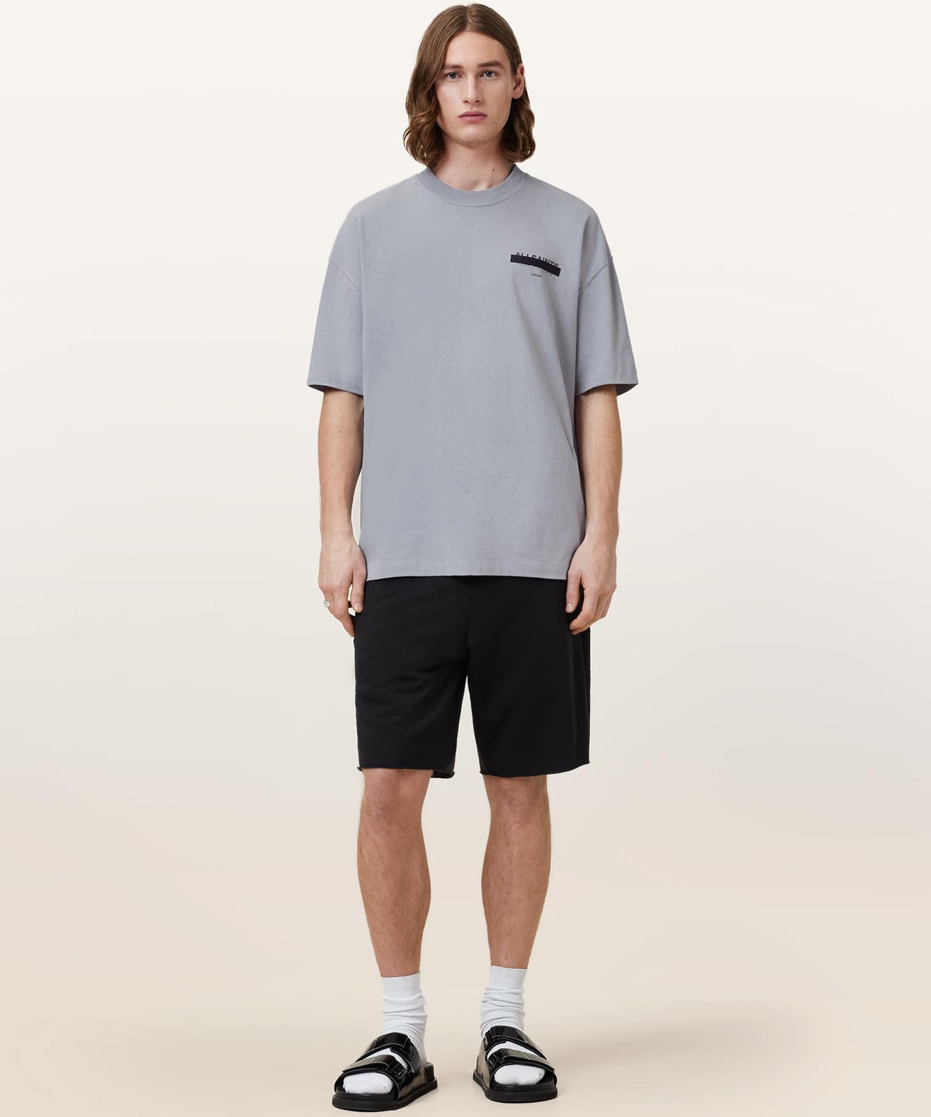 אולסיינטס - אוברסייז שרוול קצר M002PC HALFPIPE GREY