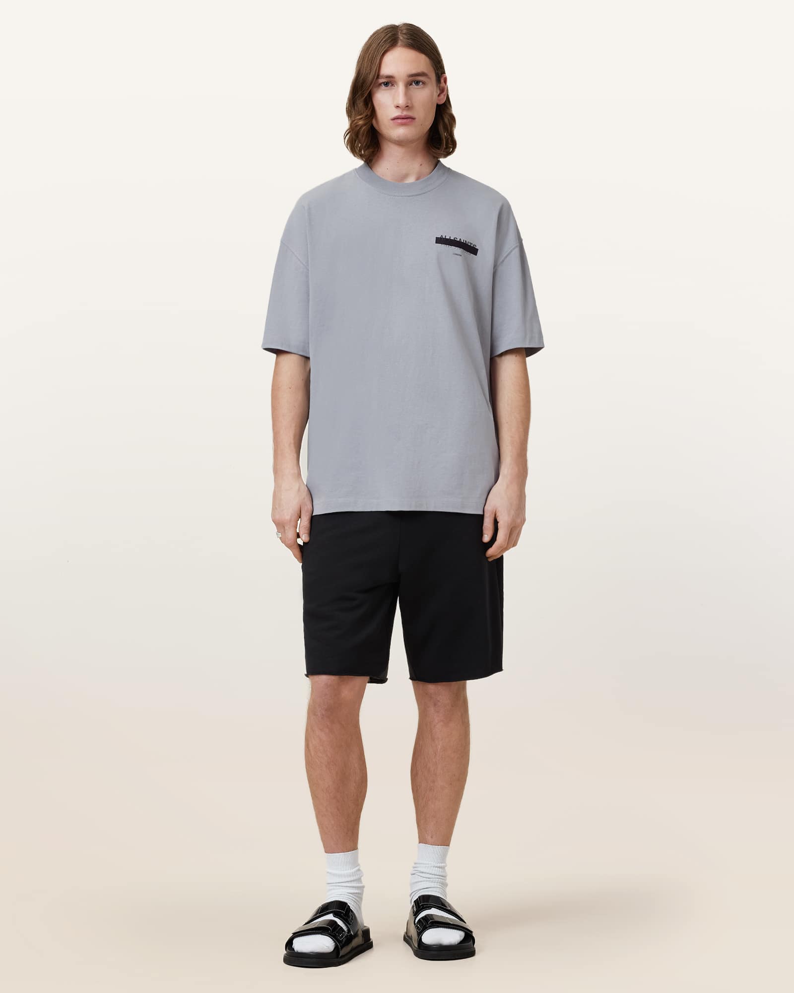 אולסיינטס - אוברסייז שרוול קצר M002PC HALFPIPE GREY