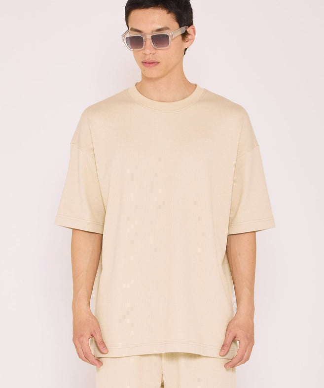 קרייזר - טי שירט טקסטורה אוברסייז Stripes Tee27-101