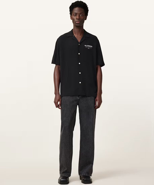 אולסיינטס - מכופתרת M158SB Jet Black/Ecru